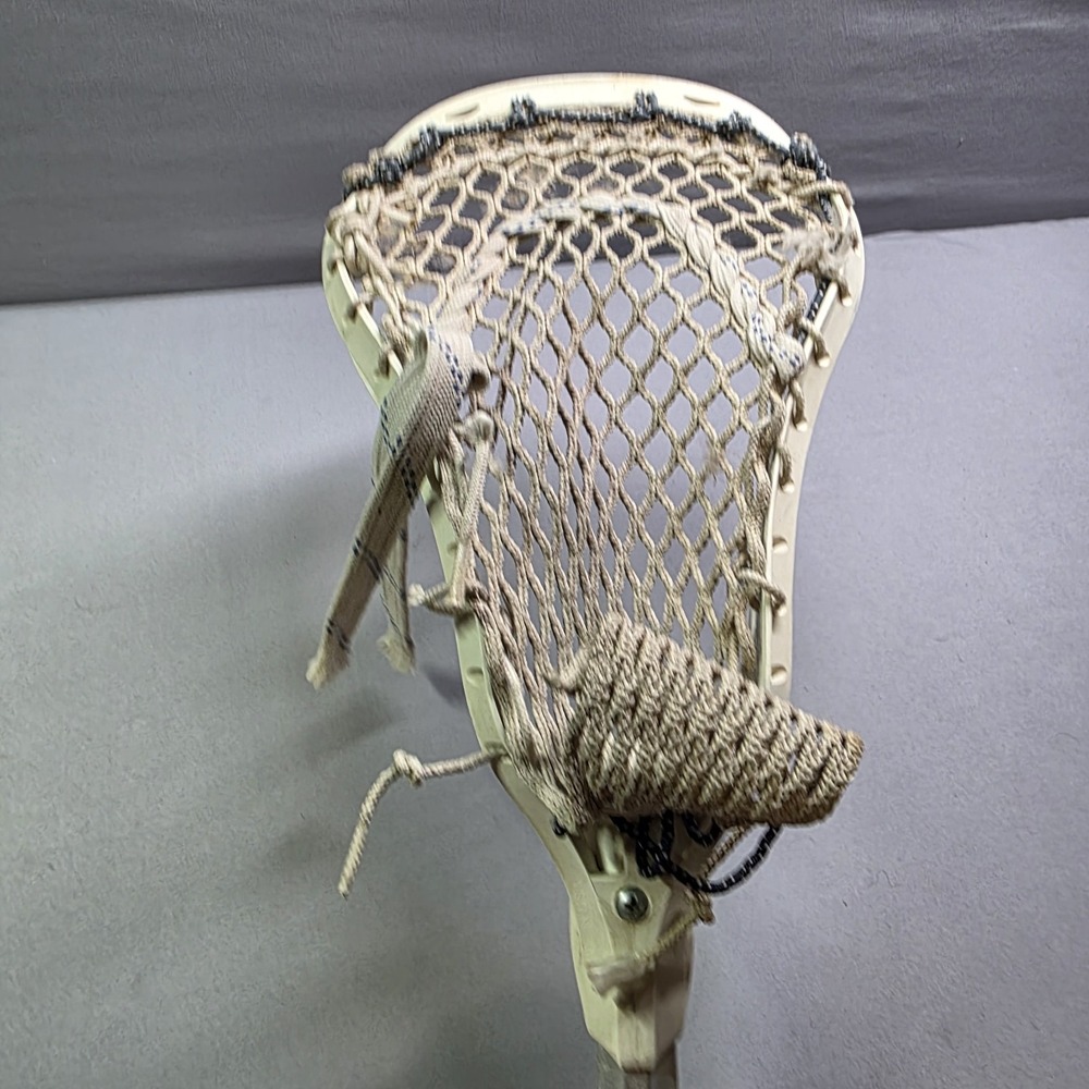 Brine Mens F-10 Powergrip Aluminum Lacrosse Stick 42" Silver White VGC - Picture 6 of 16
